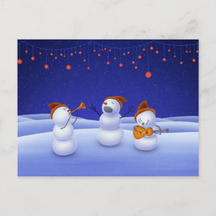 Cartão Postal De Festividades A Christmas Song