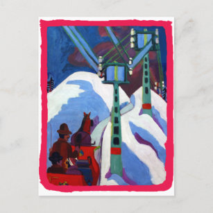 Cartão Postal De Festividades A Corrida de Leigh de Ernst Ludwig Kirchner