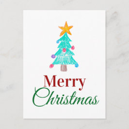 Cartão Postal De Festividades A imagem das crianças personalizadas do Feliz