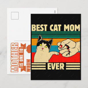 Cartão Postal De Festividades A Mãe de Gato do Verão de 2026 Definitivo