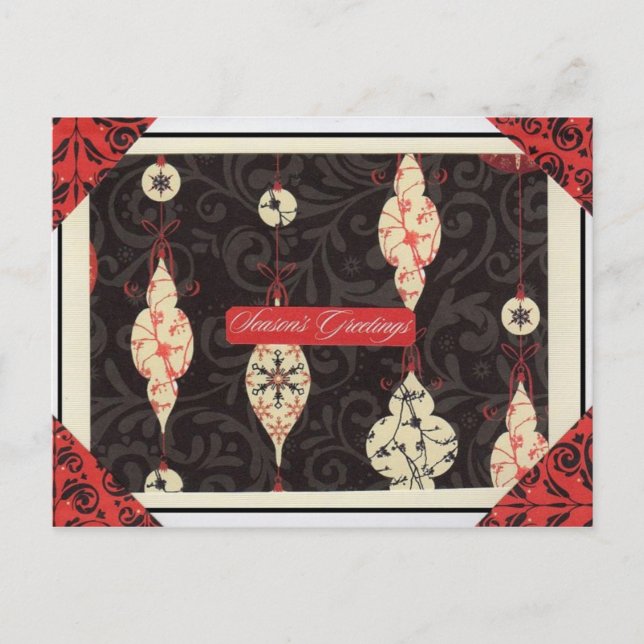 Cartão Postal De Festividades A sensação do Natal (Frente)