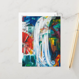 Cartão Postal De Festividades A Usina Bebida por Franz Marc
