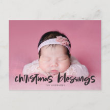 Abençoação religiosa de Natal Foto de Duplo Lado