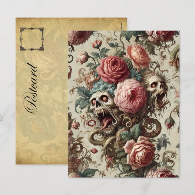 Cartão Postal De Festividades Aberração Barroca - Vitoriano Gótico (Frente/Verso)