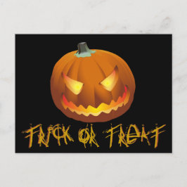 Cartão Postal De Festividades Abóbora para o Halloween 6