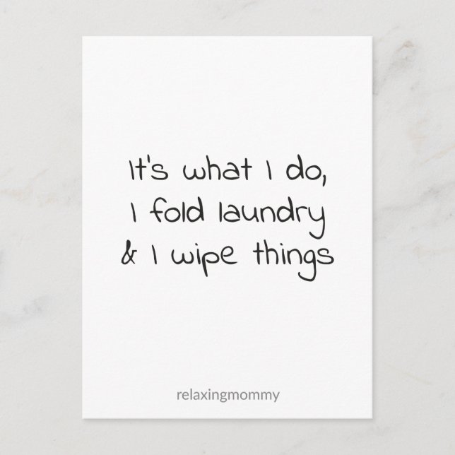 Cartão Postal De Festividades About the momlife, funny quote kaart (Frente)