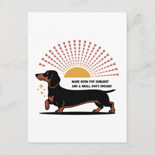 Cartão Postal De Festividades Abrir Espaço Para a Luz do Sol e os Sonhos de um P