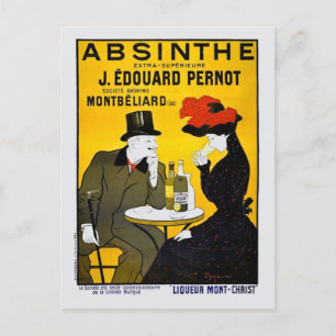 Cartão Postal De Festividades Absinthe Leonetto Cappiello Vintage Advertisement