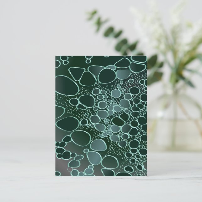 Cartão Postal De Festividades Abstrato digital work 9 (Em pé/Frente)