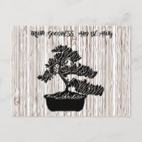 Abstrato Truth Goodness Beauty Bonsai Citações da