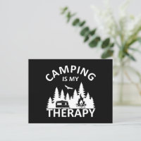 Acampamento é o meu slogan engraçado de acampament