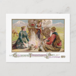 Cartão Postal De Festividades Acção de graças para Panners Dourado em 1849