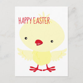 Cartão Postal De Festividades Acoplamento Amarelo-Bonito | PÁSCOA