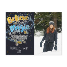 Acredite na Magia... Temporada de Férias Cartão de