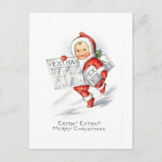 Cartão Postal De Festividades Acréscimo Cartão-Extra do Natal da criança do