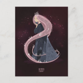 Cartão Postal De Festividades Adoro-o por Alexandra Dikaia Dia de os namorados