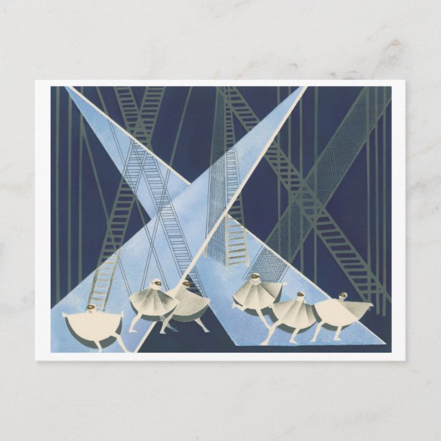 Cartão Postal De Festividades Alexandra Exter (Frente)