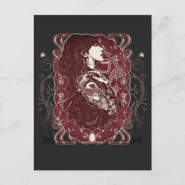 Cartão Postal De Festividades Altes Soul - Eine Viktorianische Altersrente (Frente)