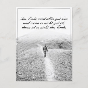Cartão Postal De Festividades Am Ende wird alles tribo sein