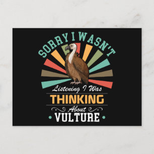 Cartão Postal De Festividades Amas de urubu Desculpe não estar ouvindo que eu er