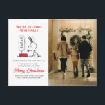 Cartão Postal De Festividades Amendoins | Snoopy Ho Ho Comida Dish<br><div class="desc">Snoopy é um belo beagle da banda desenhada de amendoins de Charles Schulz. Durante o Natal,  ele costuma vestir-se como Papai Noel,  trazendo alegria e riso a todos.</div>