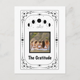 Cartão Postal De Festividades Amigo Tarot de Foto Personalizado Irmã Mágica Capr