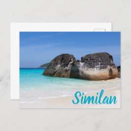 Cartão Postal De Festividades Amo semelhante de praia Andaman Sea Phuket Tailând