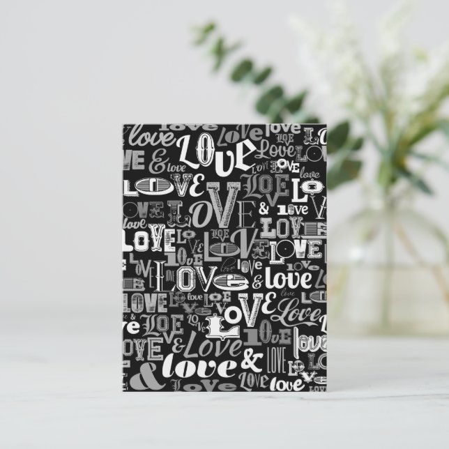 Cartão Postal De Festividades Amor 4 (Em pé/Frente)