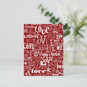 Cartão Postal De Festividades Amor 5