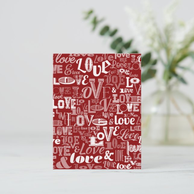Cartão Postal De Festividades Amor 5 (Em pé/Frente)