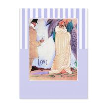 Amor. Dia de os namorados Art Deco