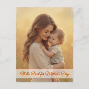 Cartão Postal De Festividades Amor no Dia das Mães – Um Momento de Pura Alegria