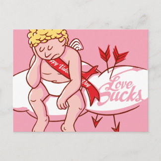 Cartão Postal De Festividades Amor Suprime Cartão-postal Anti-Valentim Cupido PE