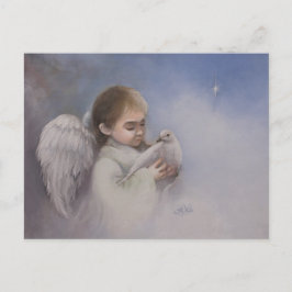 Cartão Postal De Festividades Angelic Blessings