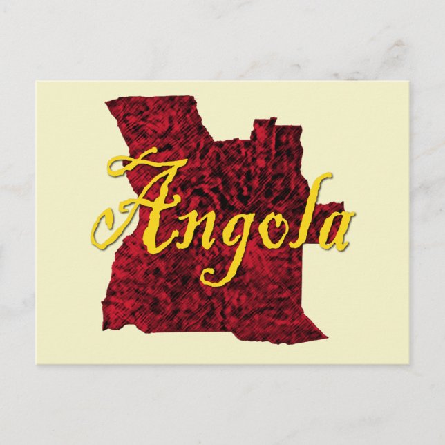Cartão Postal De Festividades Angola (Frente)