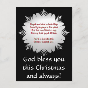 Cartão Postal De Festividades " Ângulos que ouvimos no alto "