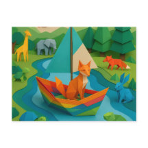 Animais Dobrados da Floresta – Vida Selvagem Color