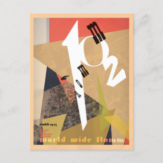 CARTÃO POSTAL DE FESTIVIDADES ANIVER FLOMM102