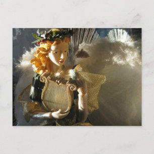 Cartão Postal De Festividades Anjo do Natal