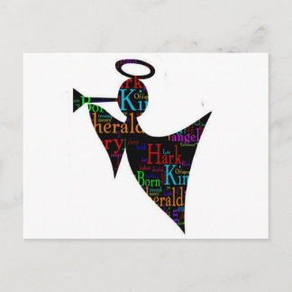 Cartão Postal De Festividades Anjo do Natal