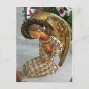 Cartão Postal De Festividades Anjo Praying