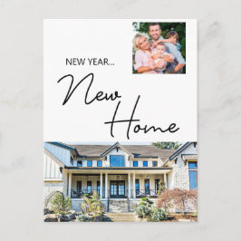 Cartão Postal De Festividades Ano Novo da Família Doméstica Foto e Feriado Domés