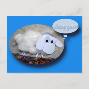 Cartão Postal De Festividades Ano Ovino Chinês Bonito Ano Novo Aniversário Zod