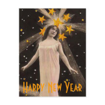 Anos novos preenchidos por estrelas