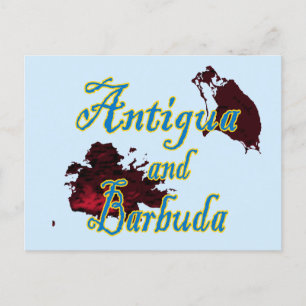 Cartão Postal De Festividades Antígua e Barbuda