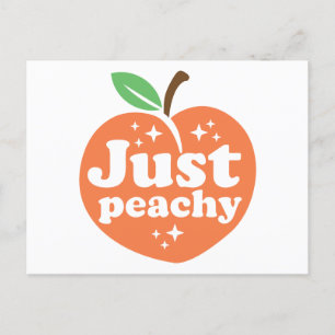 Cartão Postal De Festividades Apenas Peachy