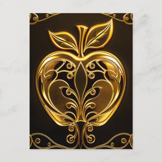 Cartão Postal De Festividades Aplle (Frente)