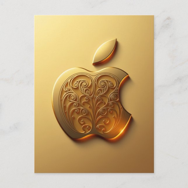 Cartão Postal De Festividades Aplle (Frente)