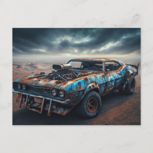 Cartão Postal De Festividades Apocalypse Classic Chevy Camaro