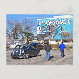 Cartão Postal De Festividades Aqueduct Racetrack on New Year's Day